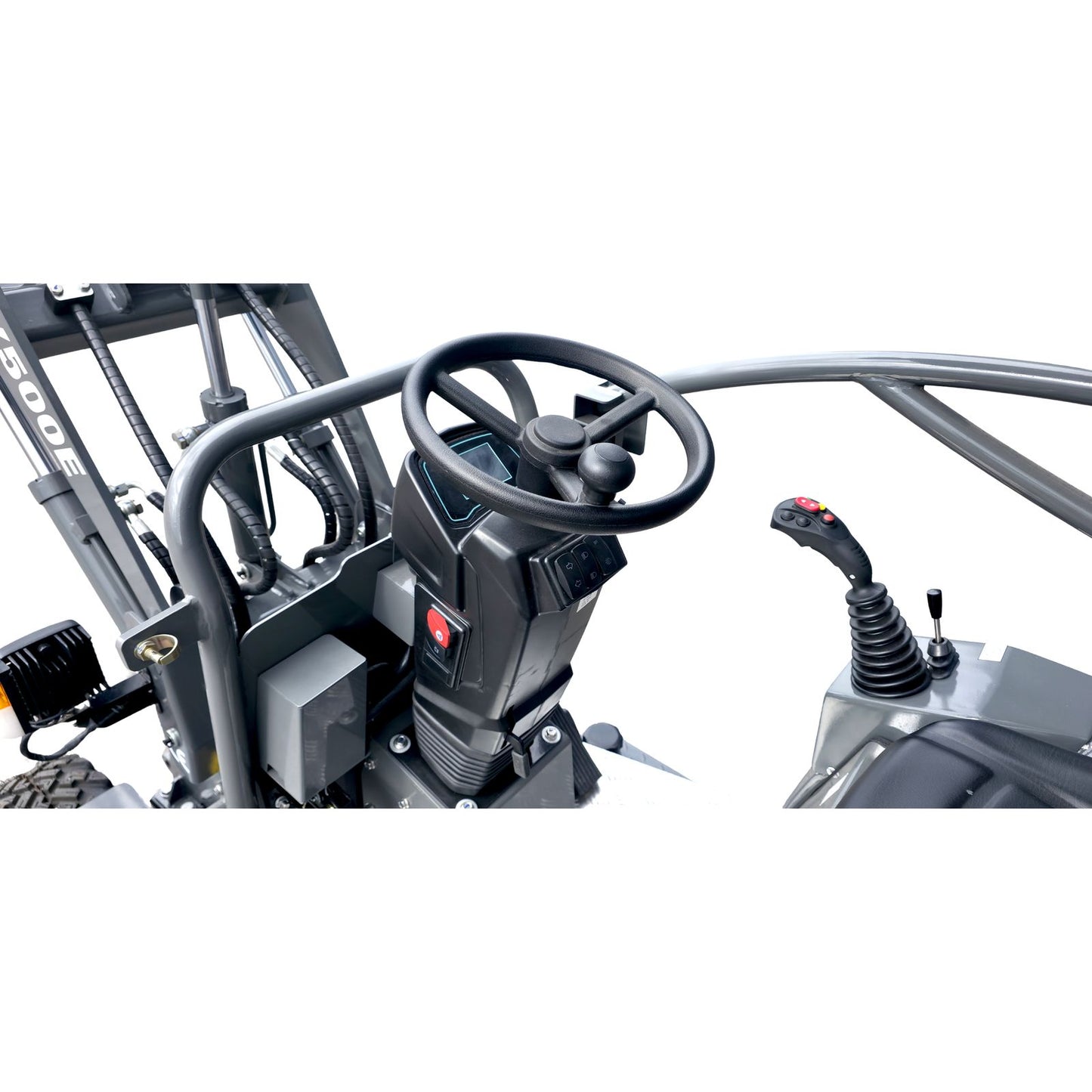 Elektro Hoflader 1.1 T - OX500E hydraulisch-elektrischer 150 A.h - 60V Lader - Hubkraft 550 kg | 1500W Allrad 4x4