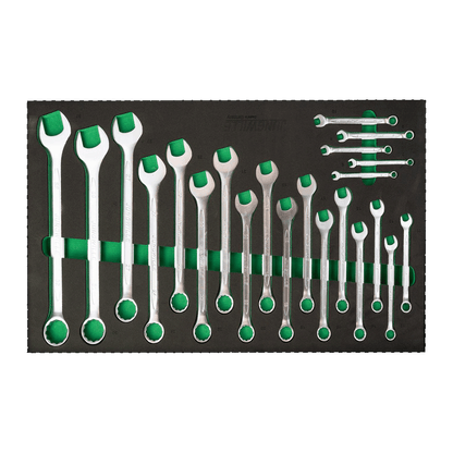 Jungwille Silverstone drawer with combination wrenches in various sizes