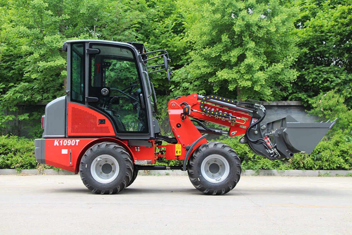 Diesel Hoflader 2.7 T - Teleskoplader 1500 kg Hubkraft | OX1090T - Kubota Motor 25 PS, Allrad 4x4