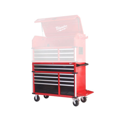 Stahl-Lagerschrank mit 10 Schubladen | 117 cm (46 Zoll) Werkstattwagen Basis - Milwaukee SRC46-1