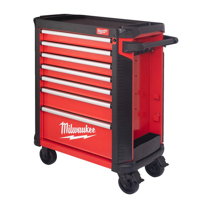 Milwaukee SRC30-1 steel tool trolley base 7 drawers - empty  | GGM Tools