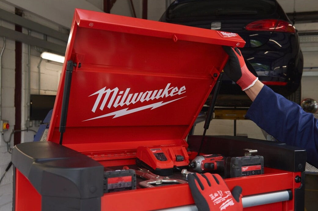 Milwaukee SRC30-1 steel tool trolley base 7 drawers - empty  | GGM Tools