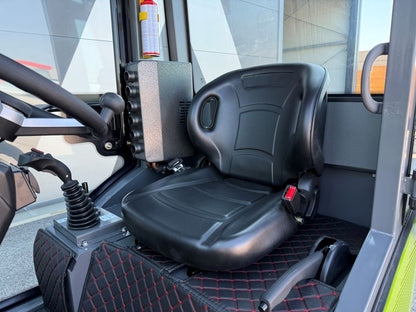 AGROX Kubota Diesel Hoflader 1.9 T - OX1060 mit Kabine 25 PS - Hubkraft 600 kg | Knicklenkung, Komfortkabine mit Heizung