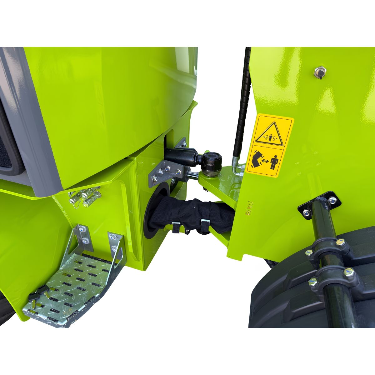 AGROX Kubota Diesel Hoflader 1.9 T - OX1060 mit Kabine 25 PS - Hubkraft 600 kg | Knicklenkung, Komfortkabine mit Heizung