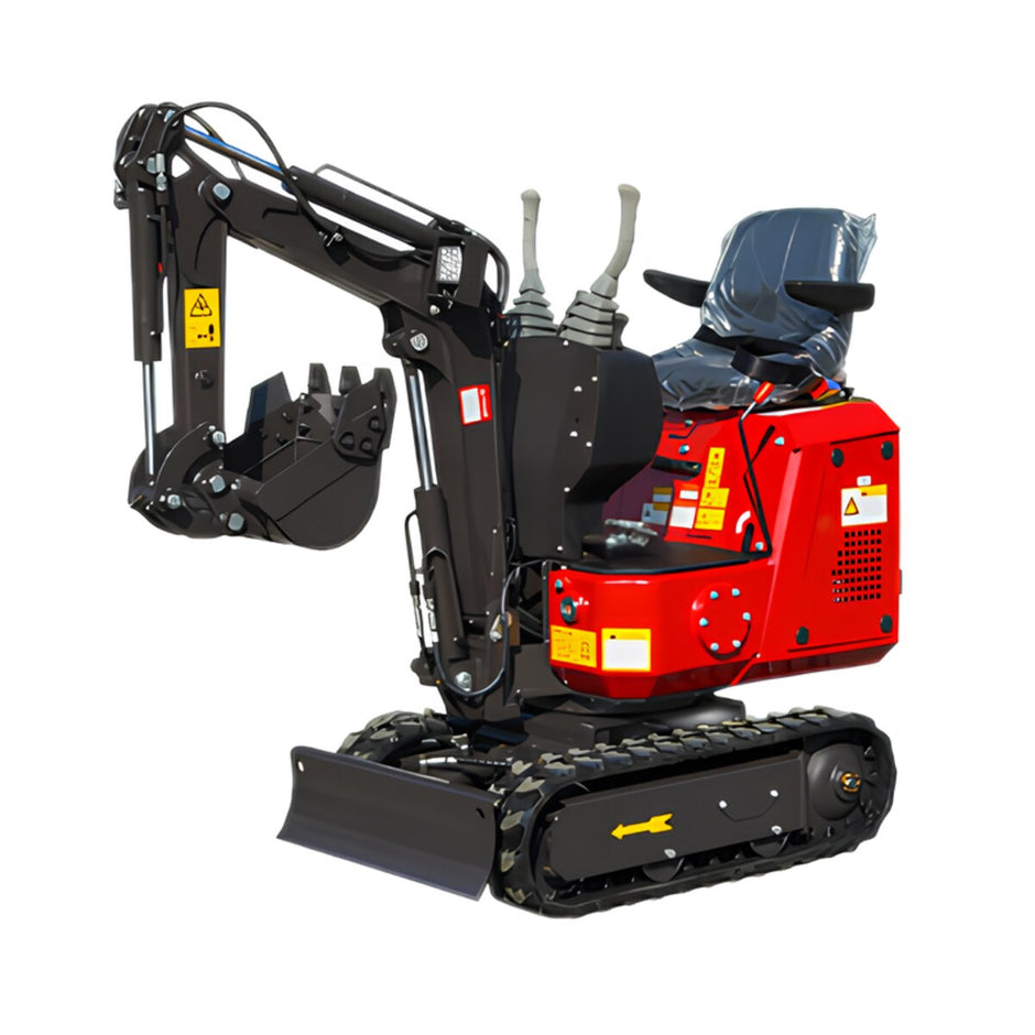 Tracked excavator compact 635 kg - 9 HP 1-cylinder petrol en