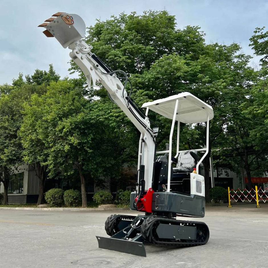 STARK ST12 Pro. Mini excavator diesel 12 HP - swivel arm - a