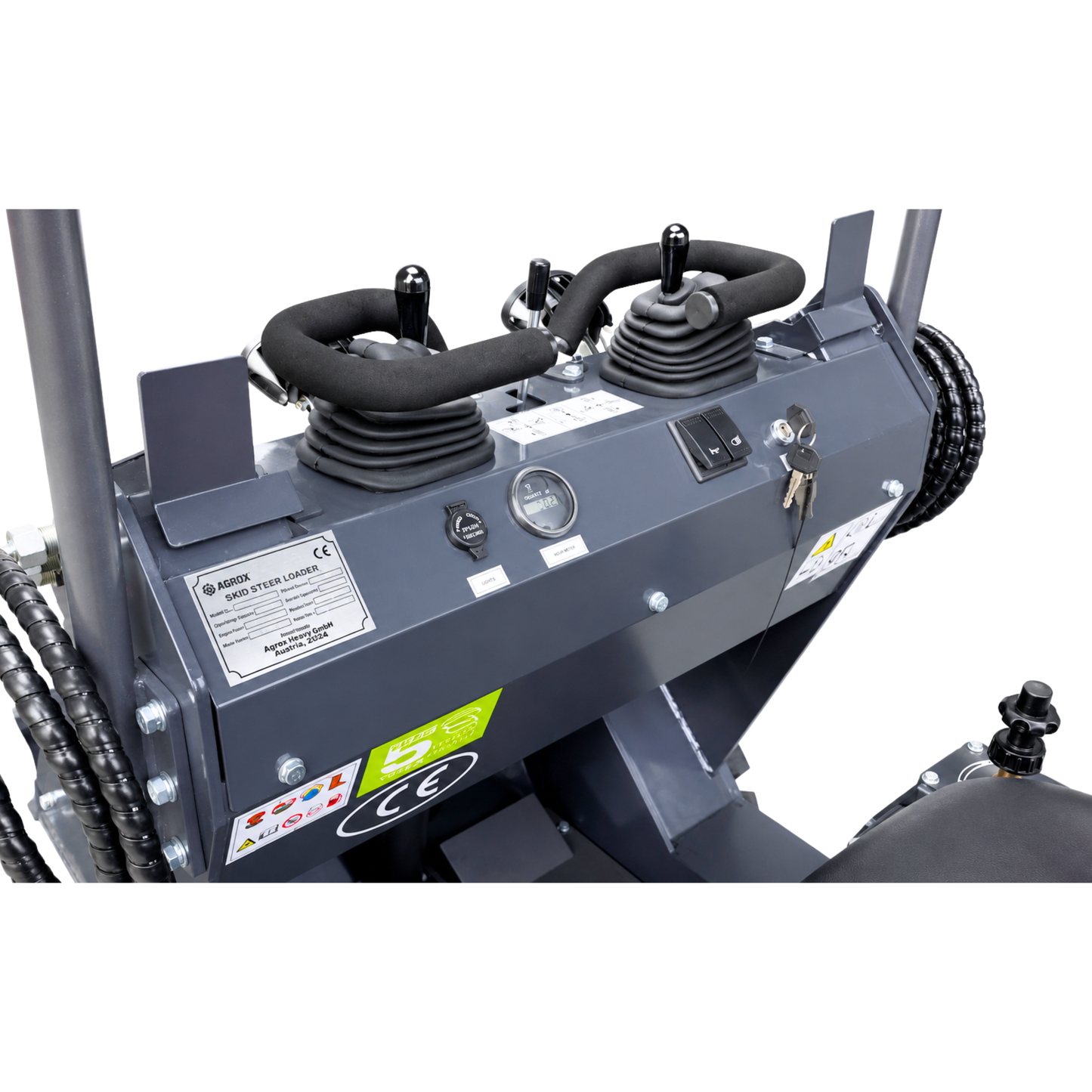 Skid steer loader hydraulic 12 hp air cooled - diesel yard l | GGM Tools