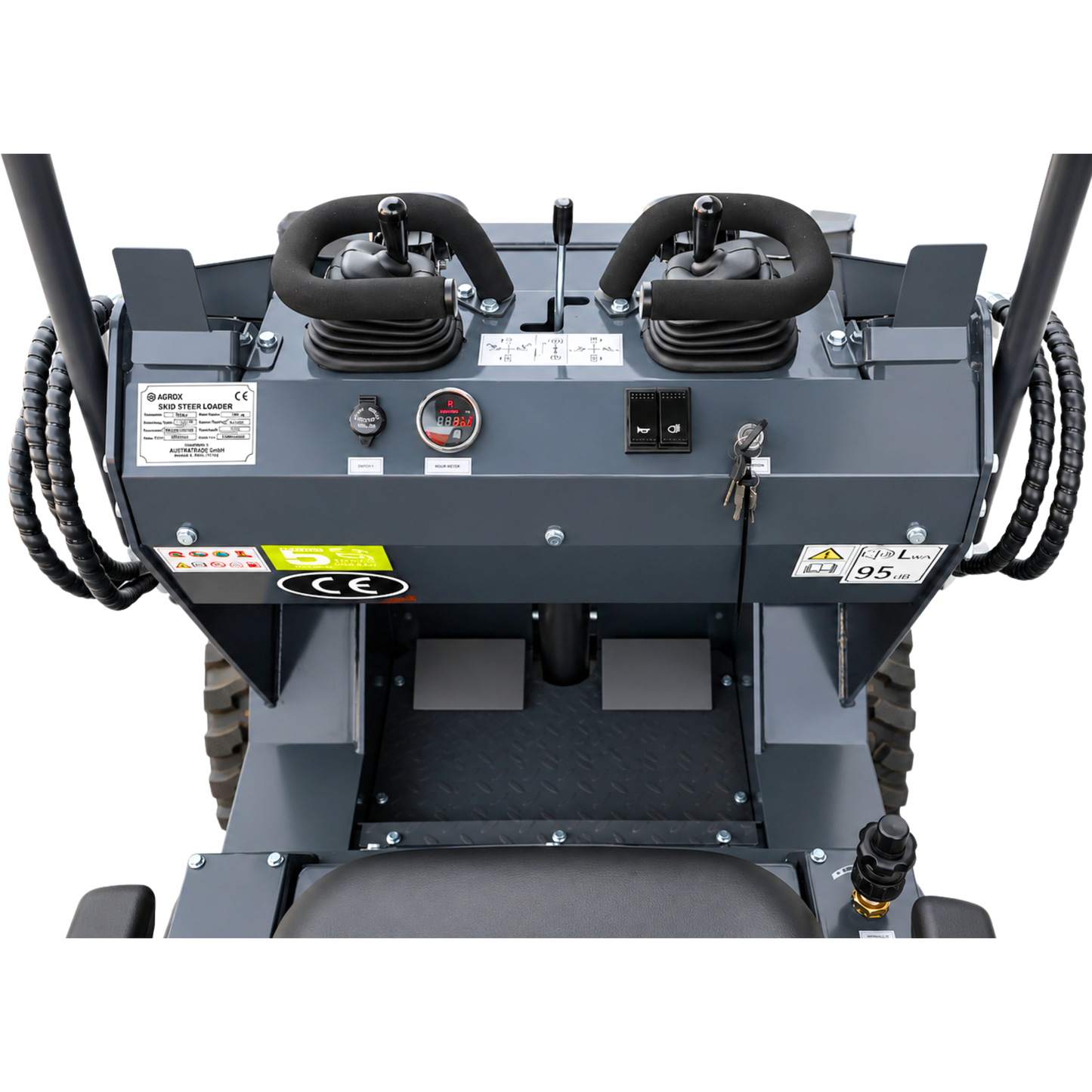 Skid steer loader hydraulic 12 hp air cooled - diesel yard l | GGM Tools