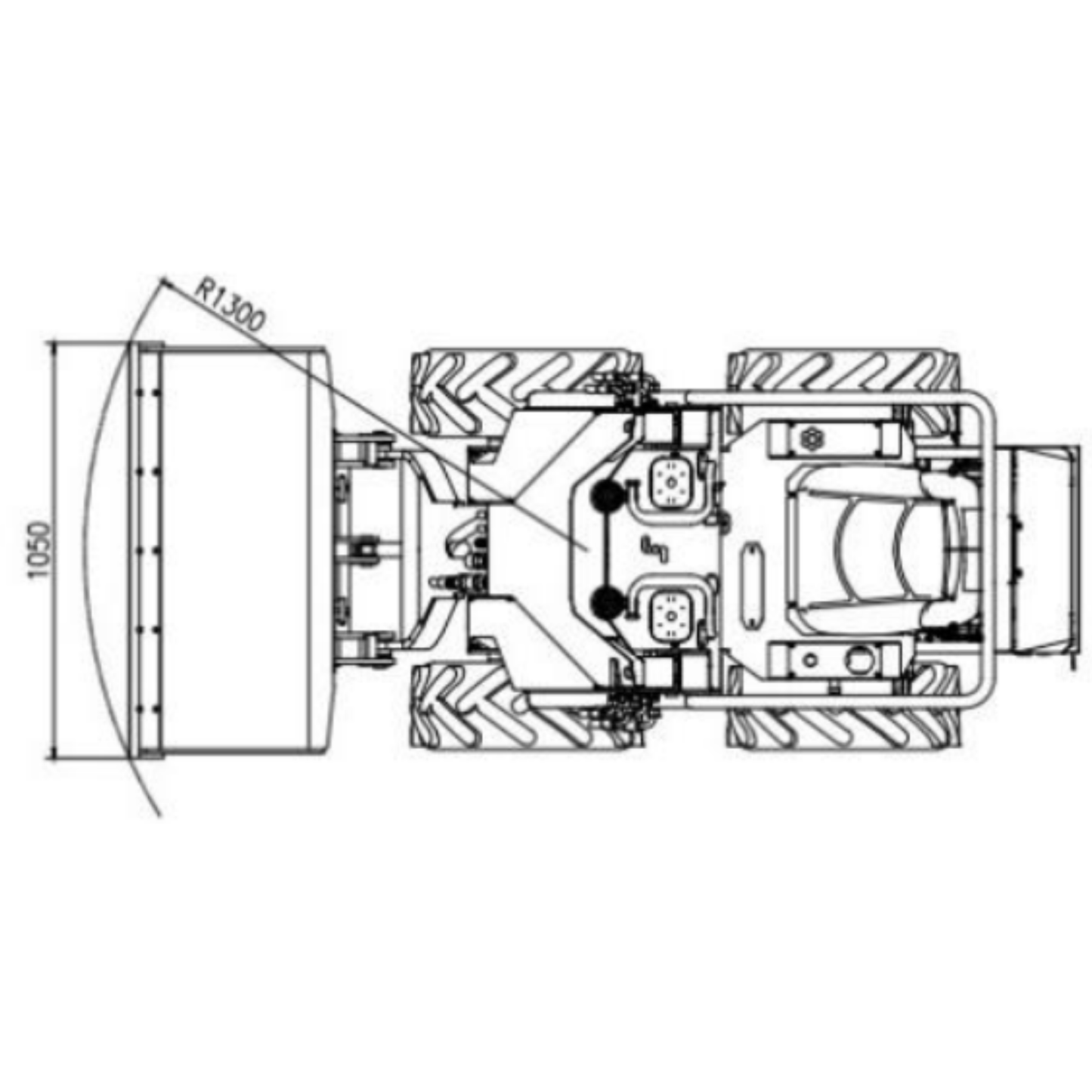 Skid steer loader hydraulic 12 hp air cooled - diesel yard l | GGM Tools