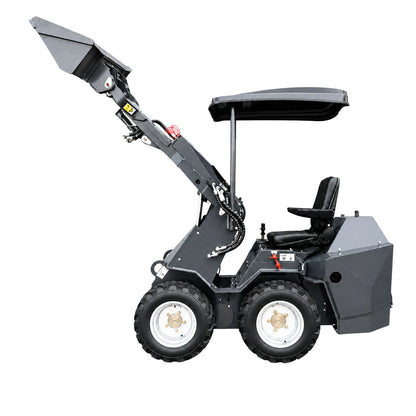 Kompaktlader L480S hydraulisch 19 PS wassergekühlt - Diesel 2 Zylinder Hoflader inkl. Schaufel AGROX