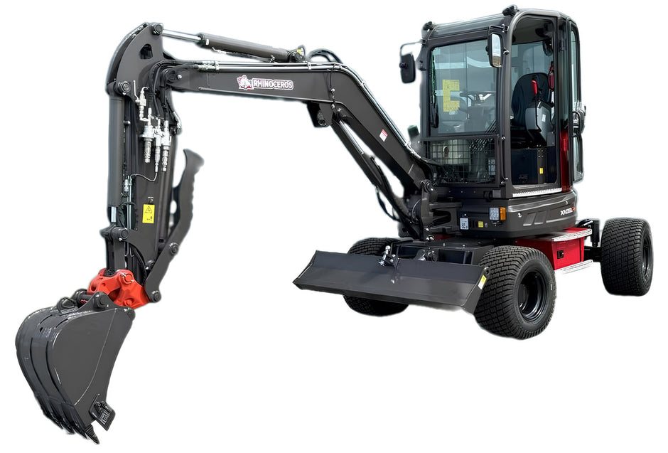 Wheel excavator 4100 kg - XN35LPRO Rhinoceros 3 cylinder Kub