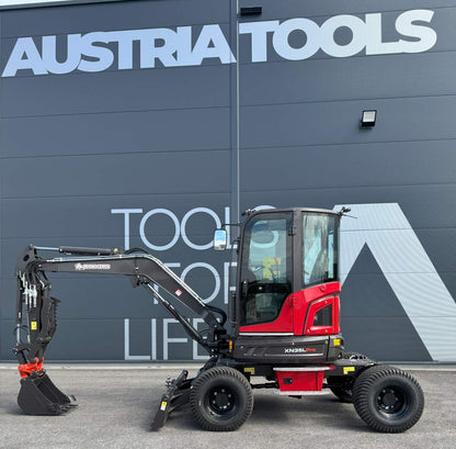 Wheel excavator 4100 kg - XN35LPRO Rhinoceros 3 cylinder Kub | GGM Tools
