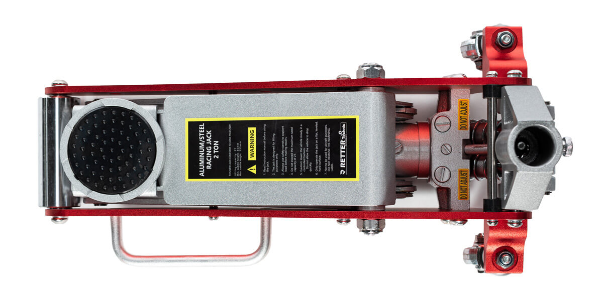 Aluminum trolley jack, 2 ton load capacity, lifting height o | GGM Tools