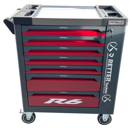 RETTER R6 Werkzeugwagen Red Edition 304 tlg.