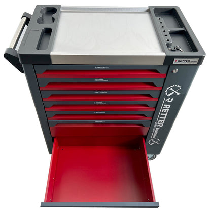 RETTER R6 tool trolley Red Edition 304 pieces. | GGM Tools