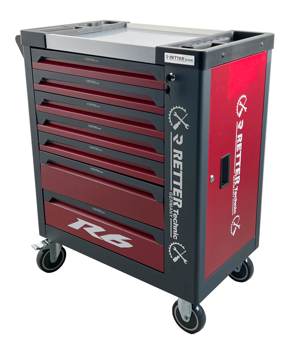 RETTER R6 tool trolley Red Edition 304 pieces. | GGM Tools