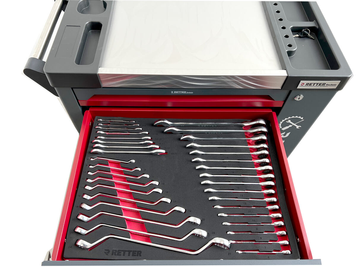 RETTER R6 tool trolley Red Edition 304 pieces. | GGM Tools