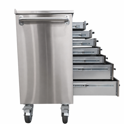 RETTER stainless steel RS6 workshop trolley XXL 194 cm - mob | GGM Tools