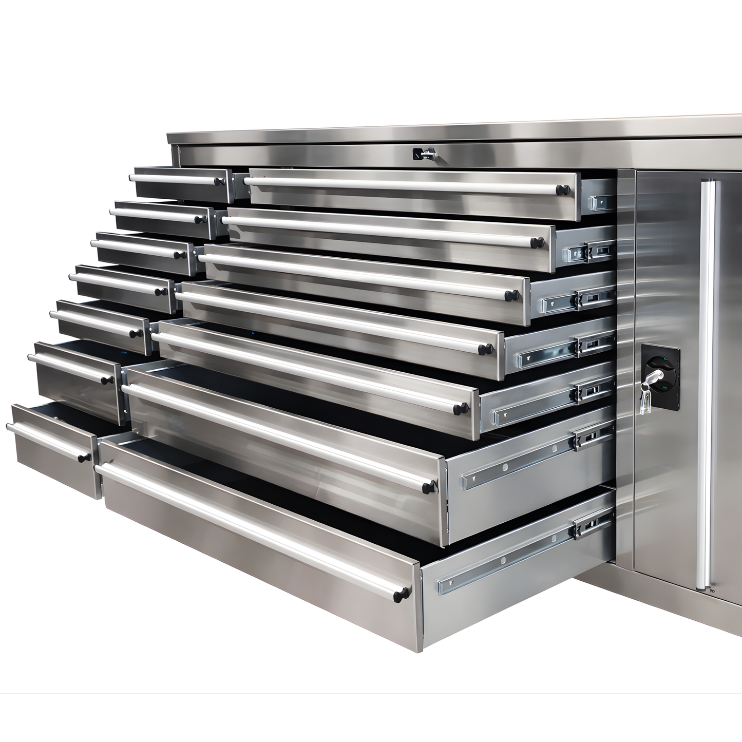 RETTER stainless steel RS6 workshop trolley XXL 194 cm - mob | GGM Tools