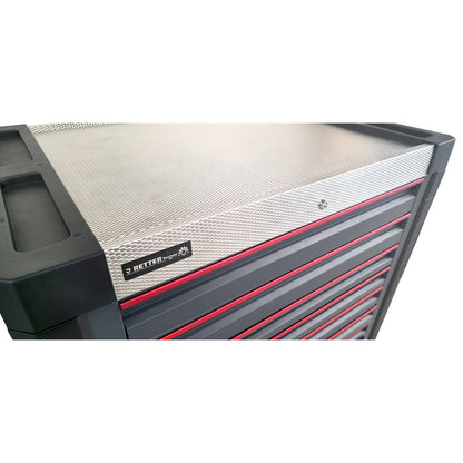 RETTER Werkzeugwagen R12 - 8 Schubladen bestückt 698-tlg. Premiumqualität Chrom-Vanadium-Werkzeugset