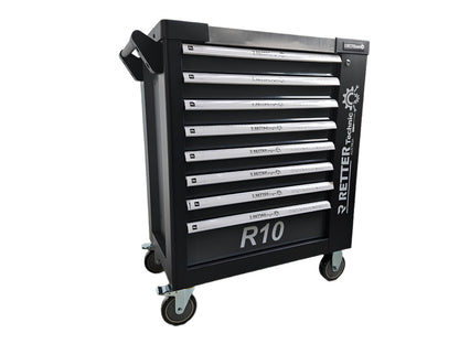 Tool trolley R10 with tools 394 pieces. | GGM Tools