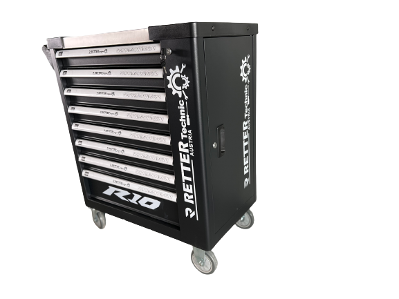 Tool trolley R10 with tools 394 pieces. | GGM Tools