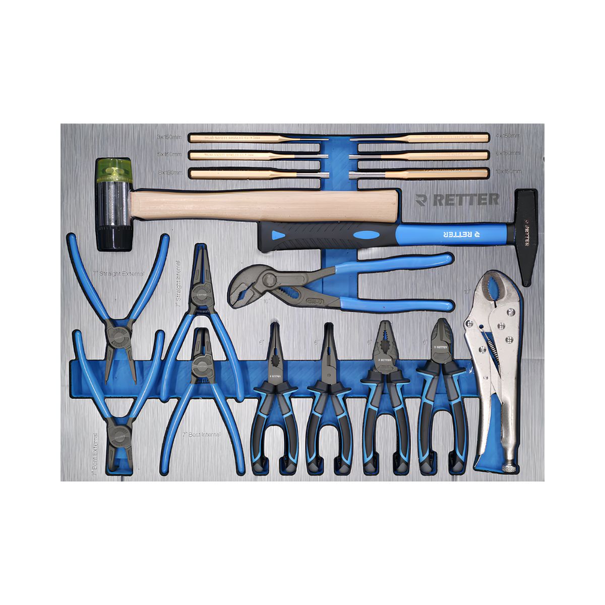 Tool trolley R10 with tools 394 pieces. | GGM Tools