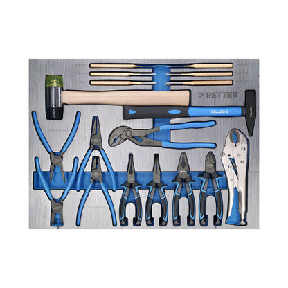 Tool trolley R10 with tools 394 pieces. | GGM Tools