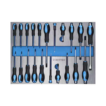 Tool trolley R10 with tools 394 pieces. | GGM Tools