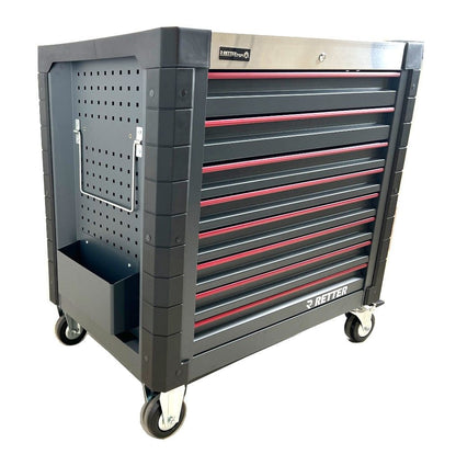 RETTER Werkzeugwagen R12 - 6 Schubladen bestückt 540-tlg. Premiumqualität Chrom-Vanadium-Werkzeugset