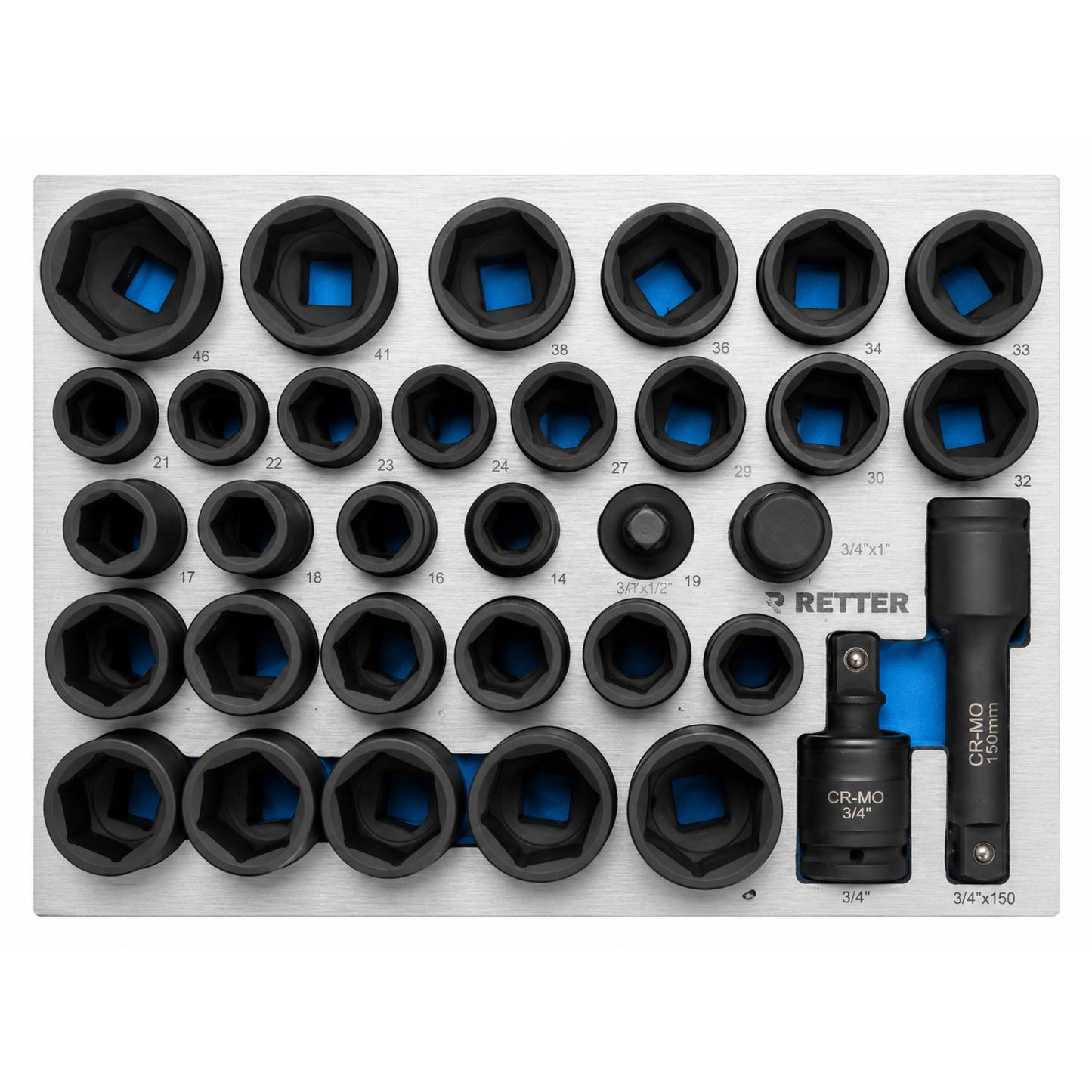 RETTER R22S tool trolley incl. 303 pieces. CR-V tool set and | GGM Tools