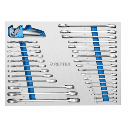 RETTER R22S tool trolley incl. 303 pieces. CR-V tool set and | GGM Tools