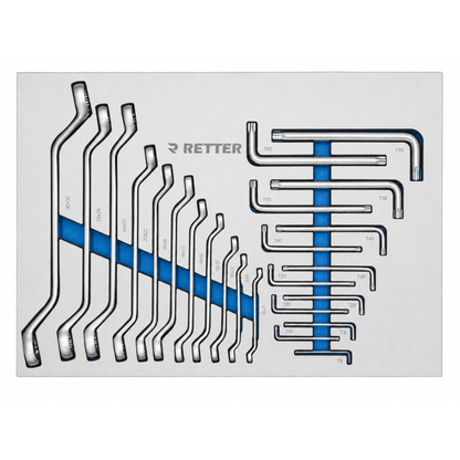 RETTER R22S tool trolley incl. 303 pieces. CR-V tool set and | GGM Tools