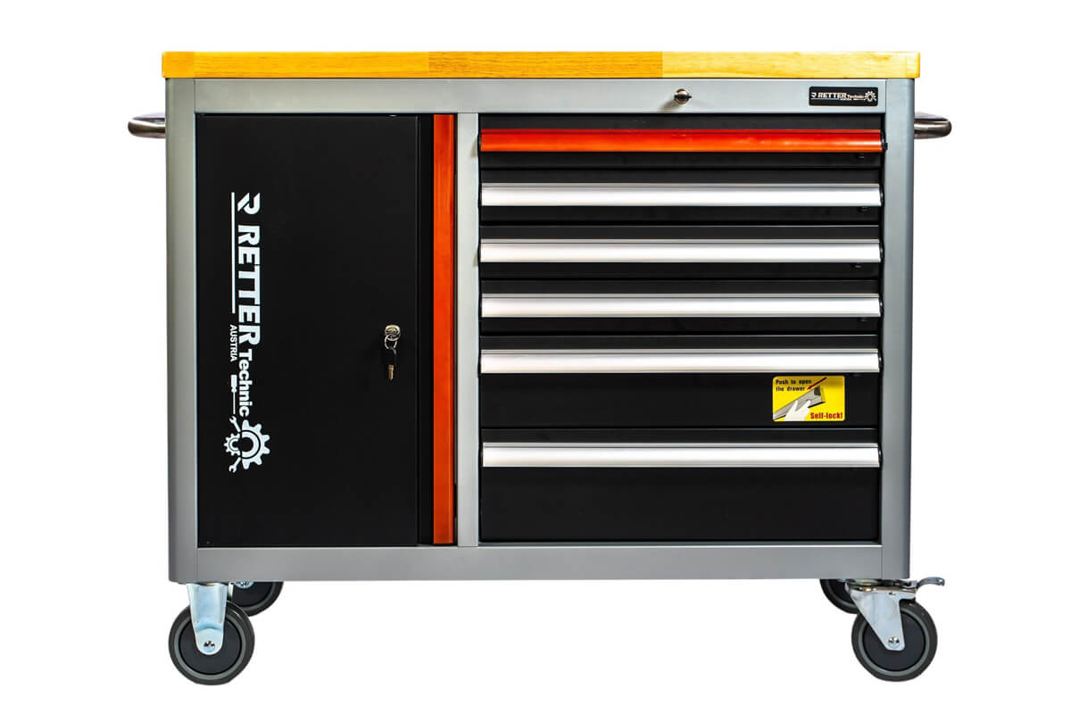 RETTER RS5 workshop trolley workstation compact workbench wi | GGM Tools