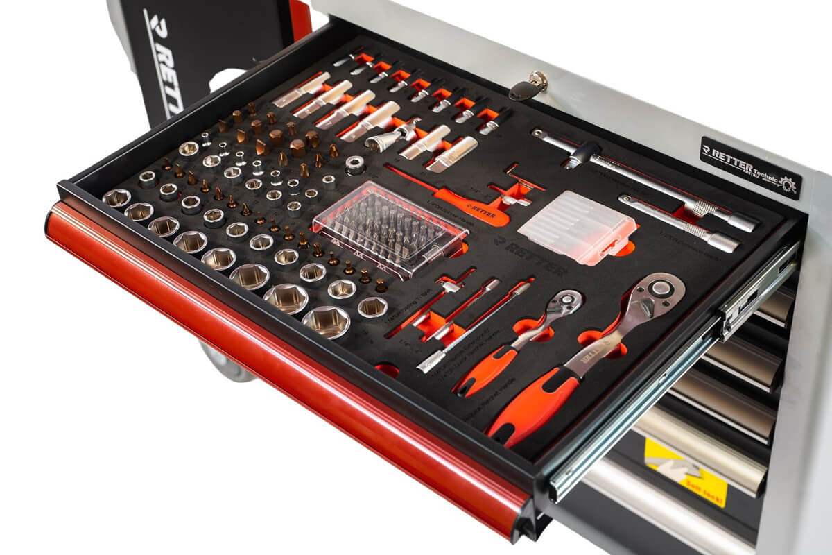 RETTER RS5 workshop trolley workstation compact workbench wi | GGM Tools