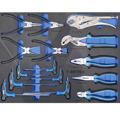 RETTER RS7 workshop trolley 402 pieces - 7 drawer tool troll | GGM Tools