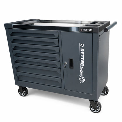 RETTER RS7 workshop trolley 402 pieces - 7 drawer tool troll | GGM Tools