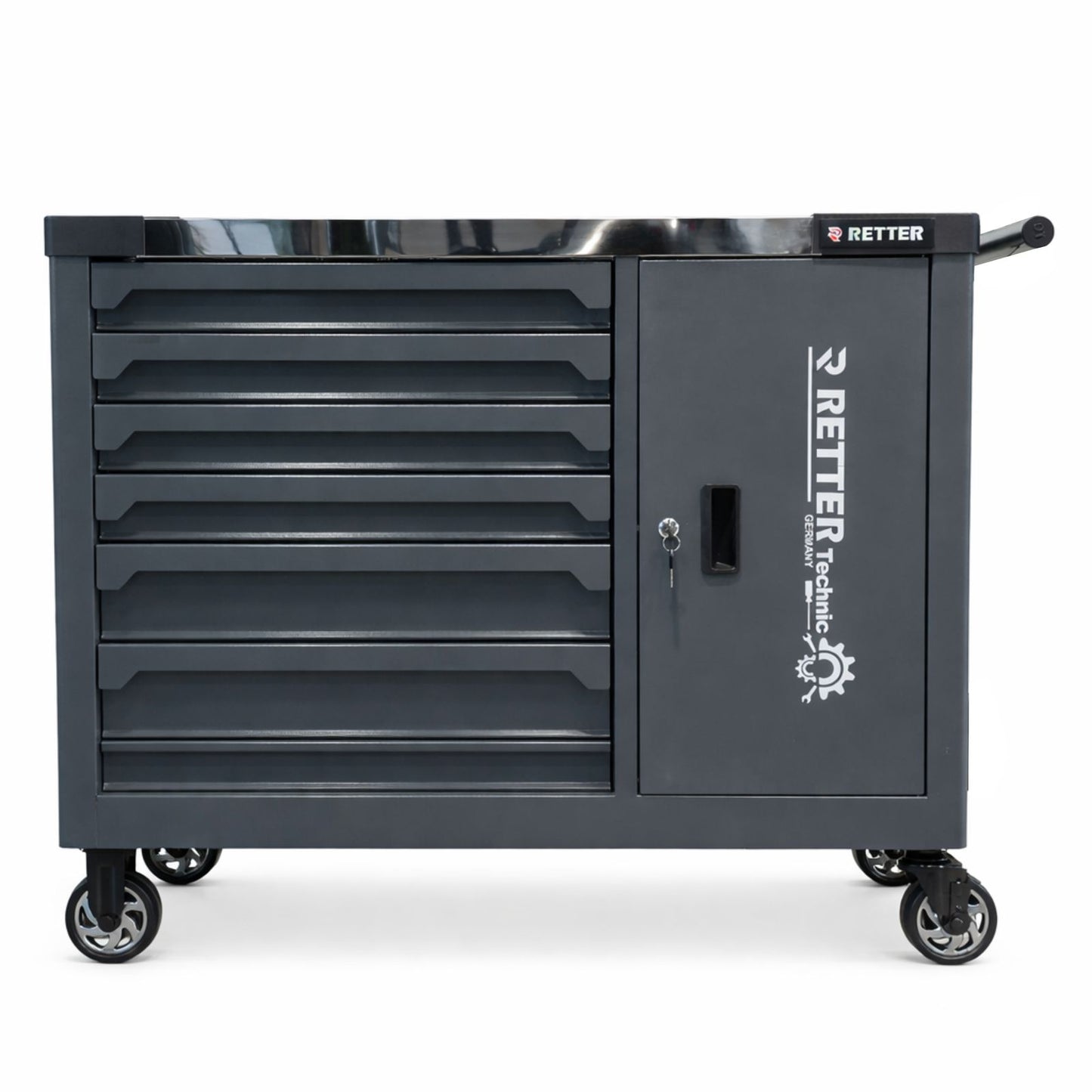 RETTER RS7 workshop trolley 402 pieces - 7 drawer tool troll | GGM Tools