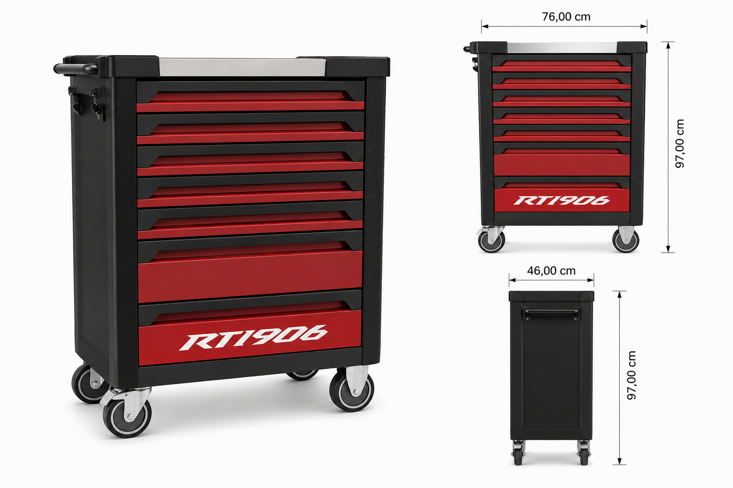 Tool trolley Mobile workshop trolley -RT1906 - Performance | | GGM Tools