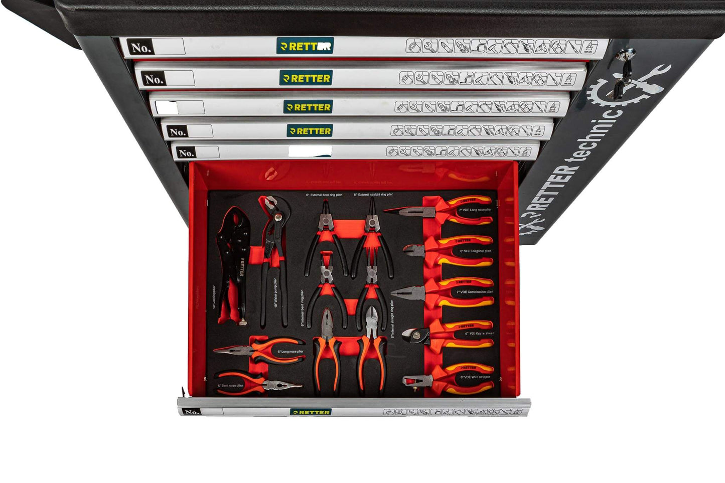 R4 tool trolley including 408-piece tool assortment | GGM To | GGM Tools