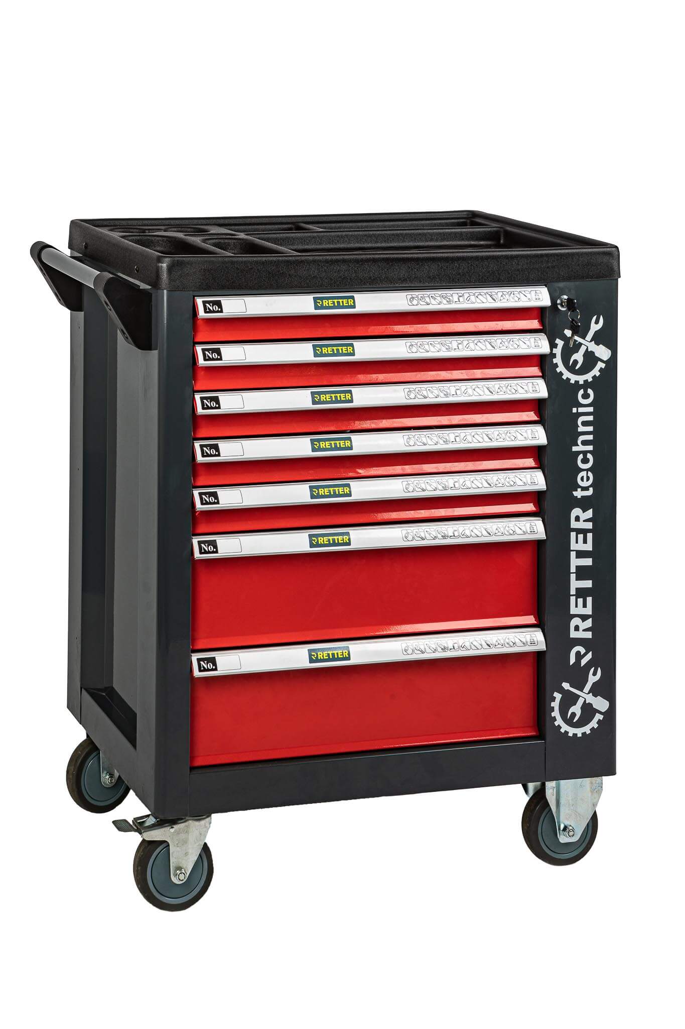 R4 tool trolley including 408-piece tool assortment | GGM To | GGM Tools