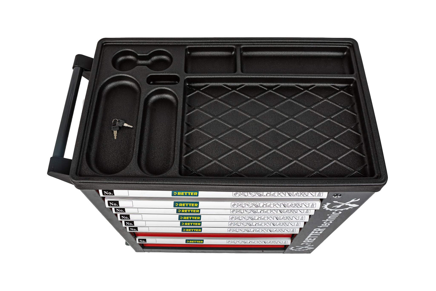 R4 tool trolley including 408-piece tool assortment | GGM To | GGM Tools