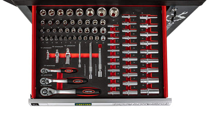 R4 tool trolley including 408-piece tool assortment | GGM To | GGM Tools