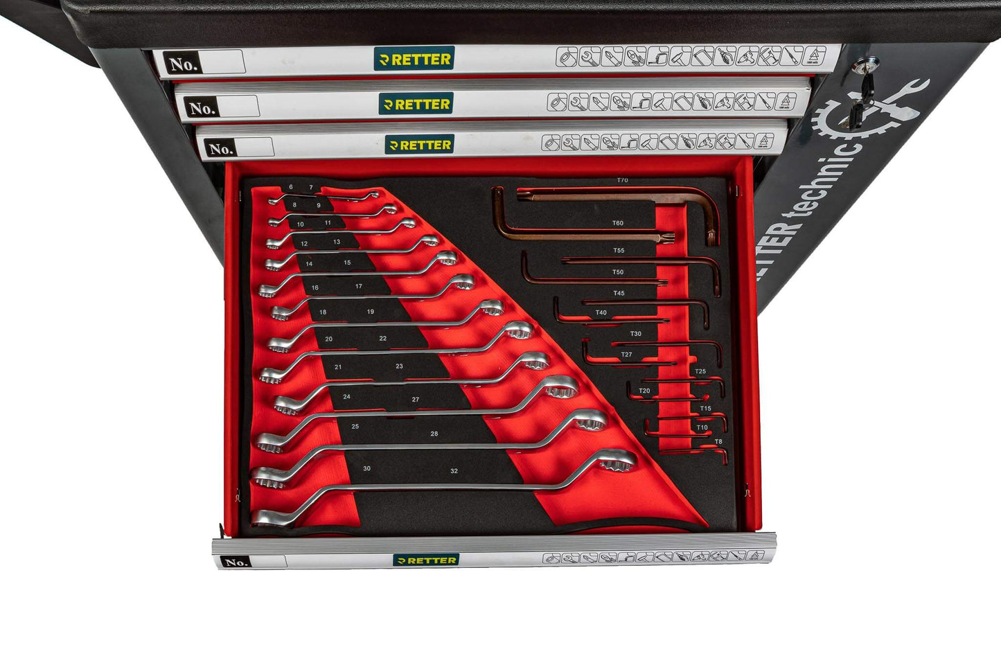 R4 tool trolley including 408-piece tool assortment | GGM To | GGM Tools