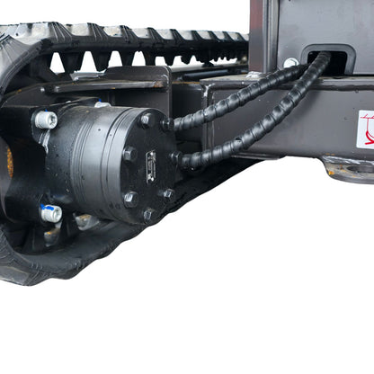 NEU Rhinoceros KS10-8 Diesel Mini-Bagger - 10 PS, 1 Zylinder Motor inkl. Schaufelpaket - 200 mm, 380 mm, Schnellwechsler, Hydraulischen Daumen Greifer