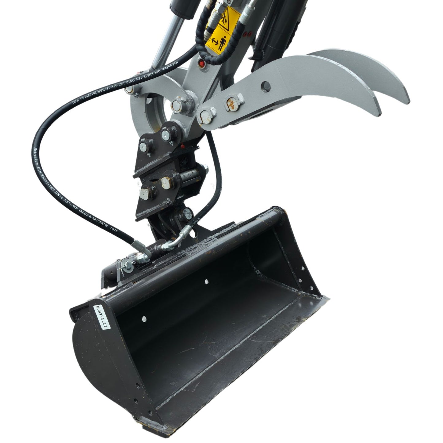 NEU Rhinoceros KS10-8 Diesel Mini-Bagger - 10 PS, 1 Zylinder Motor inkl. Schaufelpaket - 200 mm, 380 mm, Schnellwechsler, Hydraulischen Daumen Greifer