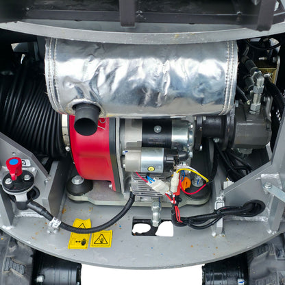 NEU Rhinoceros KS10-8 Diesel Mini-Bagger - 10 PS, 1 Zylinder Motor inkl. Schaufelpaket - 200 mm, 380 mm, Schnellwechsler, Hydraulischen Daumen Greifer