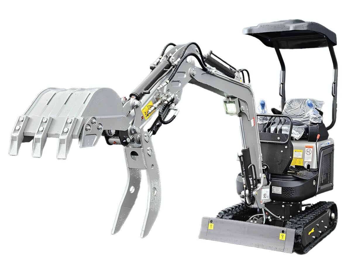 Mini excavator Rhinoceros KS12-9 - 14 HP, 3 cylinder KUBOTA  | GGM Tools