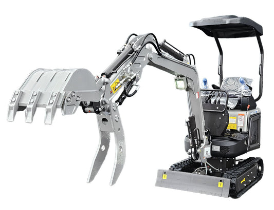 Mini excavator Rhinoceros KS12-9 - 14 HP, 3 cylinder KUBOTA  | GGM Tools