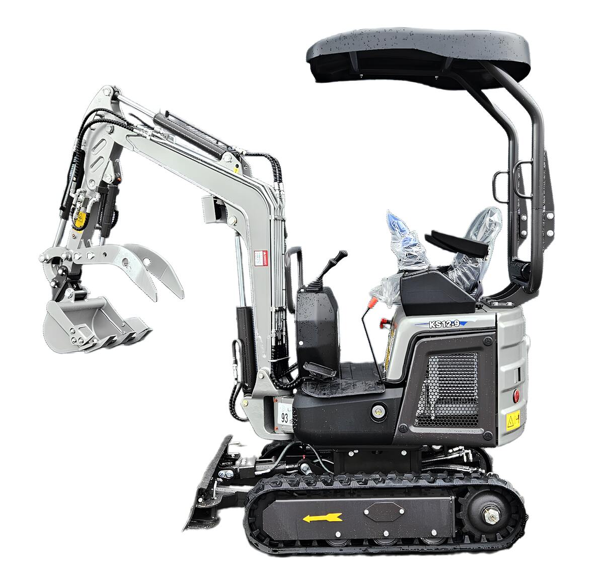 Mini excavator Rhinoceros KS12-9 - 14 HP, 3 cylinder KUBOTA  | GGM Tools